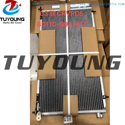 Auto AC Condenser for Honda CRVRD5 2003 80110-S9A-013 80110S9A013