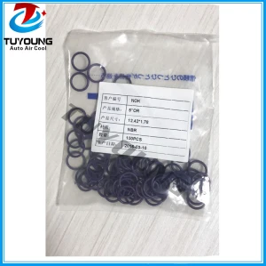 100 Pcs Kit Air Conditioning Car Auto Vehicle O-Ring Repair 12.42*1.78*5