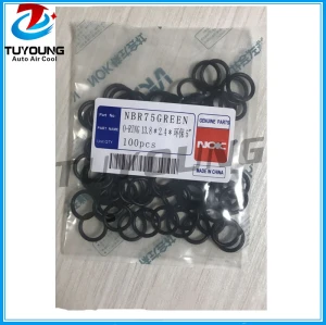 100 Pcs Kit Air Conditioning Car Auto Vehicle O-Ring Repair Size 13.8* 2.4* 5