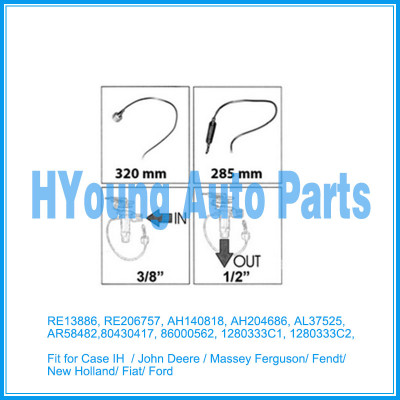 Auto air conditioning thermostat for Case IH John Deere Massey Ferguson RE13886 RE206757 AH140818