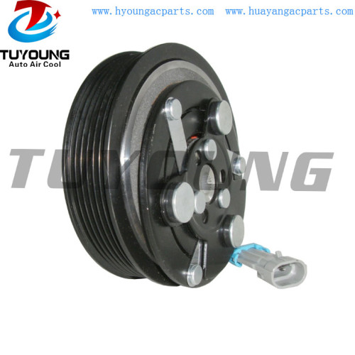 SD7V16 1258 Auto ac compressor clutch Opel Vectra 6PK 12V Bearing size 35x52x20mm 6854089 12843774 DCP09021  DCP20115