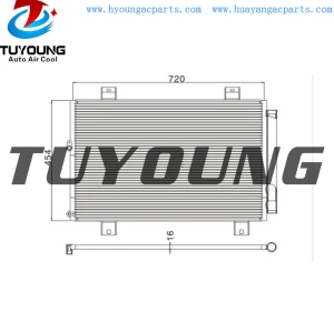 Auto ac condenser for Toyota Highlander Kluger 3.5L 88460-48100 8846048100 Size 746*441*16 mm