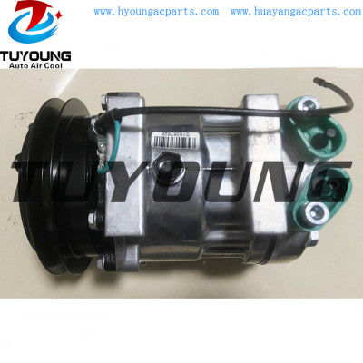 Caterpillar Kobelco excavator auto air conditioning compressor SD7H13 8955 125mm 24v 1pk yt91v00001f1