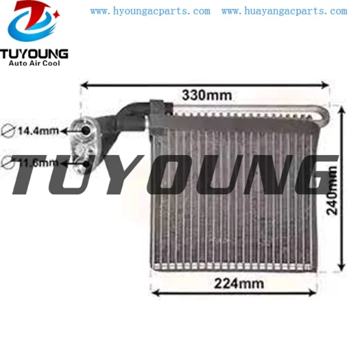 China supply Car ac evaporators Ford Focus 2 1592098  240*220(330)*58mm