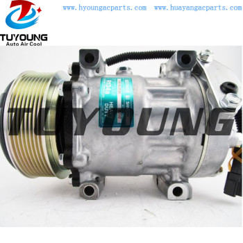 Sanden SD7H15  Auto AC Compressors for  JCB excavator 32008563 PV8 24V