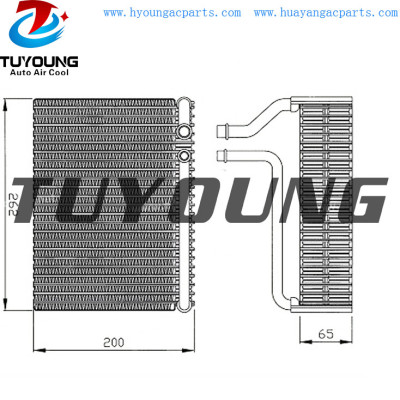 Auto ac evaporator Cores PEUGEOT 206 Citroën Xsara Picasso 2.0 310512 EV5900 AE82000S 2733307 2014325
