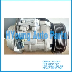 10P15  car ac compressors Ford Cargo 0842 447170-0841 4471700841 5C45 19D629AB