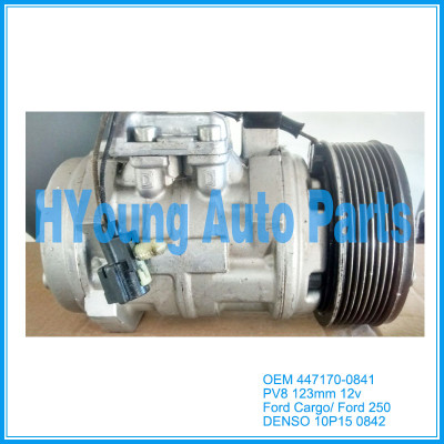 10P15  car ac compressors Ford Cargo 0842 447170-0841 4471700841 5C45 19D629AB