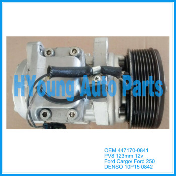 10P15  car ac compressors Ford Cargo 0842 447170-0841 4471700841 5C45 19D629AB