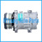 Sanden 7H15  6021 8148 air conditioning compressor FOR  Case New Holland TS110 Tractor Horizontal Pad 40405266