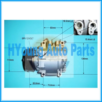 China factory wholesale Sanden HS090R car a/c compressor HONDA  38810PWA006 38810PWAJ02