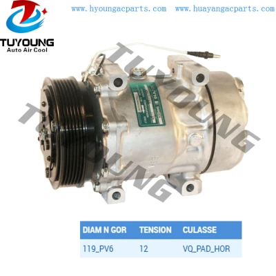 Sanden SD7V16 1132 1173 Auto aircon ac compressor  Renault Megane Scenic I 7700866828 7700866828B 7700866530 7701499843