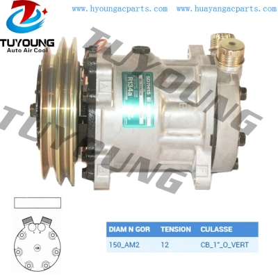 Auto aircon ac compressor Alfa Romeo 164 2.0 60540609 R134A SD7H15