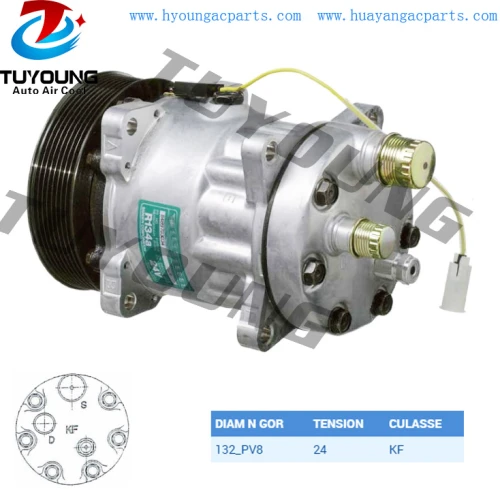 SD7H15 Auto air con compressor Volvo VI FH FH12 FH16 8142555