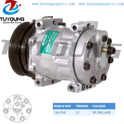 SD7H15 Auto aircon ac compressor  Renault Espace Laguna Safrane 7700111298 7700861971