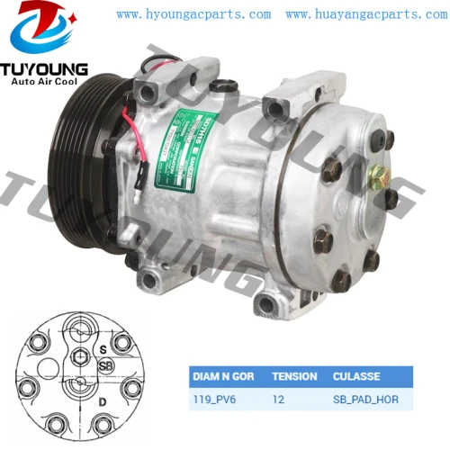 factory direct sale SD7H15 car a/c compressor Renault Clio 1.8 93-96   7700272437