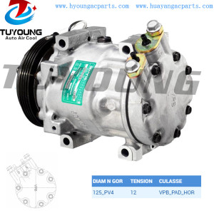 factory direct sale SD7V16 vehicle a/c compressors RENAULT CLIO 1.4 from 03.98 to 03.00  7700875357