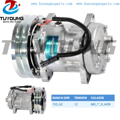 SD7H15 4478 Auto aircon ac compressor Case Construction New Holland Loader Tractor 194121A1 134684458 47773024 1999755C2