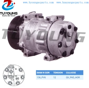factory direct sale SD7H15 vehicle a/c compressors Renault SAFRANE  7700856241  SD7H15 709