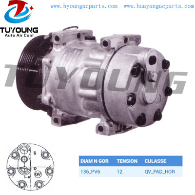 factory direct sale SD7H15 vehicle a/c compressors Renault SAFRANE  7700856241  SD7H15 709