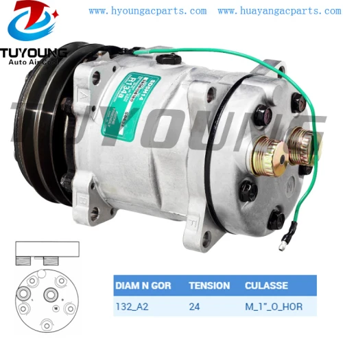 SD5H14 Auto aircon ac compressor  016224378 4130-01-622-4378  4130016224378