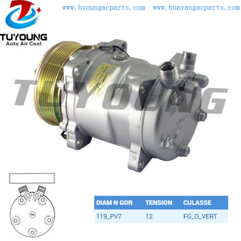 China factory direct sale vehicle a/c compressors R12 SD508  O-Ring VERT