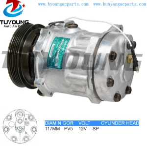 SD7H15 Auto aircon ac compressor   Renault VI 7700300462