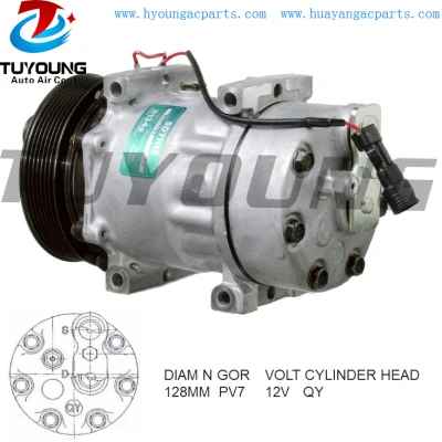 SD7H15  Auto aircon ac compressor  Jaguar X300 6l 1994 MMC7300AA