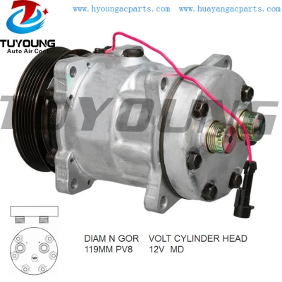 SD7H15 Auto aircon ac compressor  Citroen Jumper Peugeot Boxer 6453T0