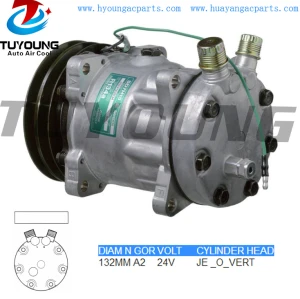SD7H15 Auto aircon ac compressor  VOLVO VI F10 110073145 8150135 15272892 508417 4130-99-287-1844 992871844