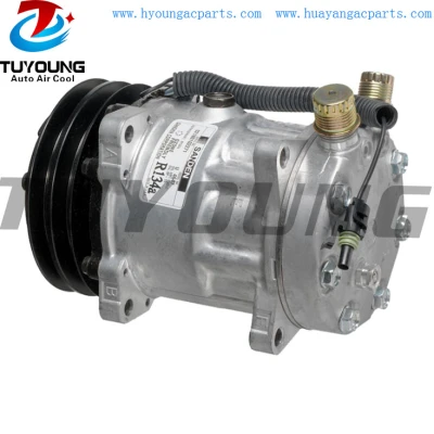 SD7H15 Auto aircon ac compressor New Holland JCB 4130993205084 993205084 99704600 12304998 44742400 87026034