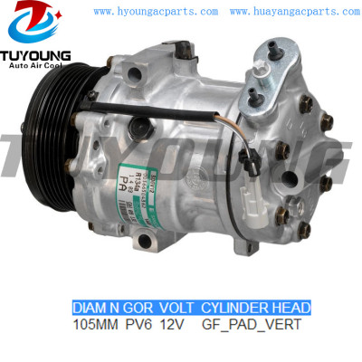 factory wholesale price SD6V12 car aircon compressor ISUZU OPEL  8972127640  24421642  9132922