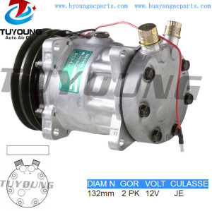 factory wholesale price SD7H15 car aircon compressor New Holland Claas  32838600  836866616  16045127