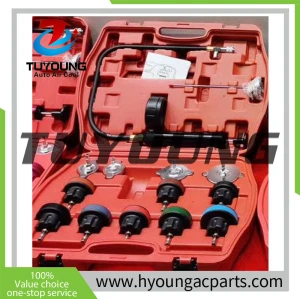 Automotive air cooling system maintenance tools