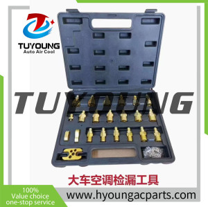 high quality auto ac system test tool/leak detection tool universal for truck/lorry/caterpillar track