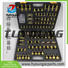 favourable price 108 sets car ac maintenance leak detection tools for European Japanese and Korean car series