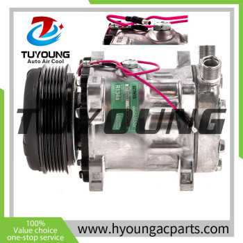 factory outlet SD7H15 auto ac compressors for New Holland Tractor 5640/6640/TS100/TS130 82016157 A-82016157