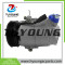 supreme quality Denso auto ac compressors for Volkswagen Polo / Fox / Crossfox  / Spacefox 1.0 1.6 8V 2003-2007 YN437190-0350RC