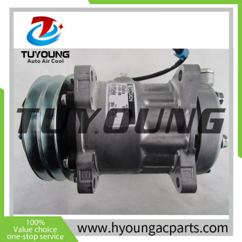 beat quality SD7H15 auto ac compressors for New Holland 5640 6640 7740 7840 8240 8340 Tractor 1401402 1410097
