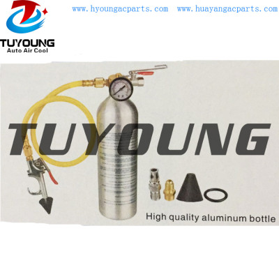 high quality aluminum bottle auto ac cleaner air condition system and evaporator 0.8MPA 0.9 Meter