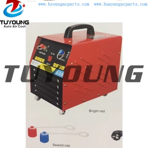 good quality Dual propose vacuum pump / auto Air conditioner detects air leakage tools with sealed cap, power cable, filter