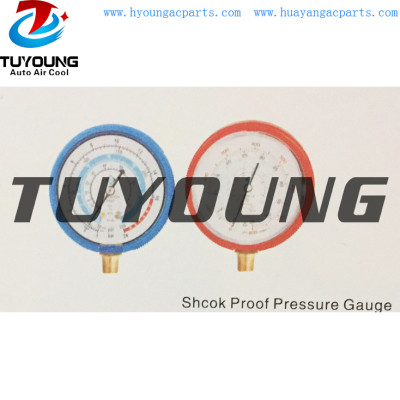 wholesale Shcok proof pressure gauge, imported high precision gauge mechanism, built overpressure protective device