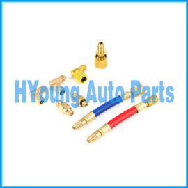 good quality Car A/C Air Conditioning Refrigeration R134A R12 Connector Adapter Hose