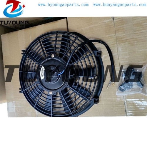 factory direct sale auto ac ac blower fan 10" 12v 80W China factory produce