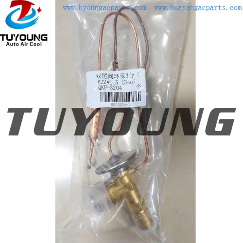 Best selling auto ac expansion valves Double tail valve R134A M22*1.5 #3