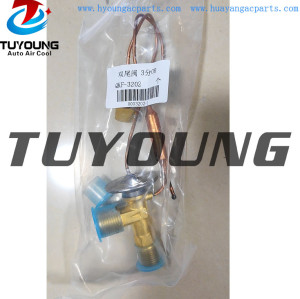 Factory produce high quality #3 auto ac expansion valves Double tail valve