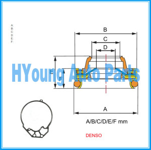 China supplier oil shaft seal gasket, wholesale high quality Denso auto air compressor shaft seal gasket