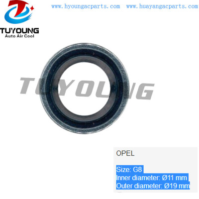 factory directly sale good quality Auto ac compressor oil shaft seal gasket for OPEL size 11mm(ID) * 19 mm(OD)