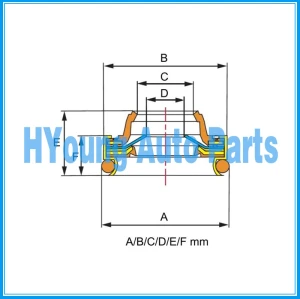 reliable quality convenient application SANDEN Auto air compressor shaft seal 10XK8 EK2044 , China supplier oil shaft seal