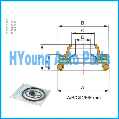 China manufacture Auto A/C compressor DENSO shaft seal , China supplier oil shaft seal, Uszczelnienie wału, uszczelnienie wału z oliwek, olej uszczelnienia wału